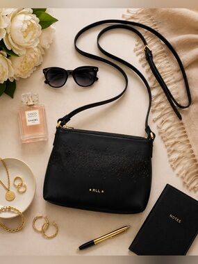 Black RLL  Crossbody Bag
